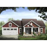 House Plan Front of Home 077D-0213