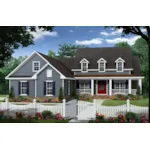 House Plan Front of Home 077D-0214