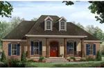 Country House Plan Front of Home - Glenmore Creole Acadian Home 077D-0217 - Search House Plans and More