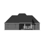 Country House Plan Rear Elevation - Glenmore Creole Acadian Home 077D-0217 - Search House Plans and More