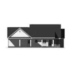 Traditional House Plan Rear Elevation - Shinnecock Run Rustic Home 077D-0218 - Shop House Plans and More