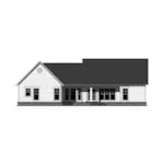 Craftsman House Plan Rear Elevation - Kirkham Park Craftsman Home 077D-0223 - Search House Plans and More