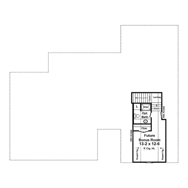 Craftsman House Plan Bonus Room - Rosewood Ridge Craftsman Home 077D-0224 - Shop House Plans and More