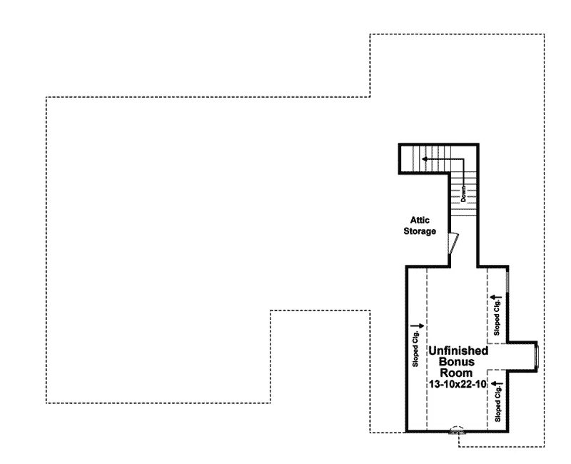 Craftsman House Plan Bonus Room - Victoria Park Country Home 077D-0225 - Shop House Plans and More