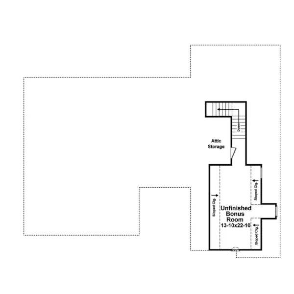 Ranch House Plan Bonus Room - Victoria Park Country Home 077D-0225 - Shop House Plans and More