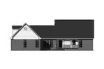 Ranch House Plan Rear Elevation - Victoria Park Country Home 077D-0225 - Shop House Plans and More
