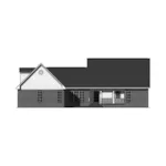 Ranch House Plan Rear Elevation - Victoria Park Country Home 077D-0225 - Shop House Plans and More