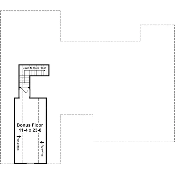 Craftsman House Plan Bonus Room - Bisbee Craftsman Home 077D-0236 - Search House Plans and More