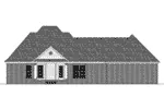 European House Plan Rear Elevation - Calton Craftsman Ranch Home 077D-0238 - Search House Plans and More