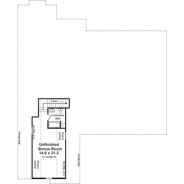 Farmhouse Plan Bonus Room - Darley Country Home 077D-0240 - Search House Plans and More