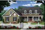 Country House Plan Front of Home - Darley Country Home 077D-0240 - Search House Plans and More