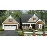 House Plan Front of Home 077D-0241