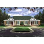 House Plan Front of Home 077D-0242