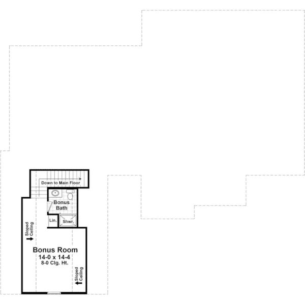 Craftsman House Plan Bonus Room - Grove Country Craftsman Home 077D-0245 - Search House Plans and More