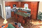 Craftsman House Plan Kitchen Photo 02 - Lee's Landing Country Home 077D-0250 - Shop House Plans and More