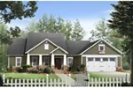 Country House Plan Front of Home - Creekmont Craftsman Cottage 077D-0261 - Search House Plans and More