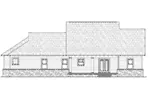 Country House Plan Rear Elevation - Creekmont Craftsman Cottage 077D-0261 - Search House Plans and More