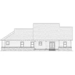 Rustic House Plan Rear Elevation - Creekmont Craftsman Cottage 077D-0261 - Search House Plans and More