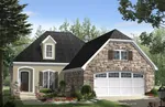 Country House Plan Front of House 077D-0267