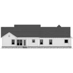 Country House Plan Rear Elevation - Wilson's Landing Country Home 077D-0268 - Shop House Plans and More