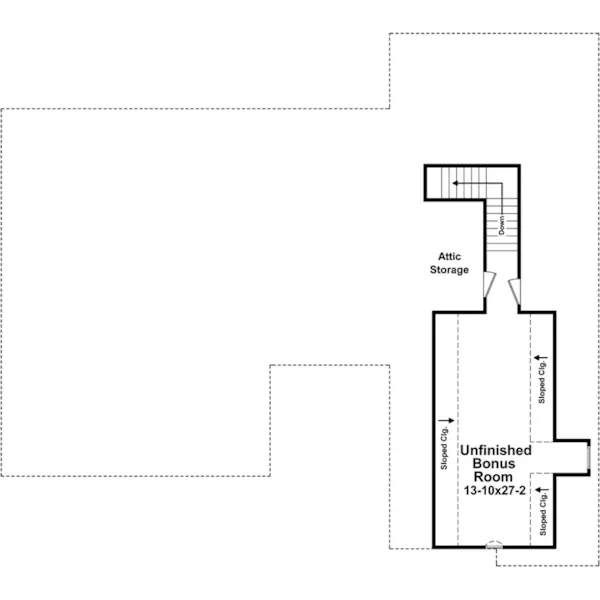 Traditional House Plan Bonus Room - Forrest Hill Country Home 077D-0269 - Search House Plans and More