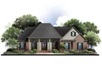 Country House Plan Front of Home - Bellmont European Home 077D-0270 - Search House Plans and More