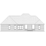 Country House Plan Rear Elevation - Bellmont European Home 077D-0270 - Search House Plans and More