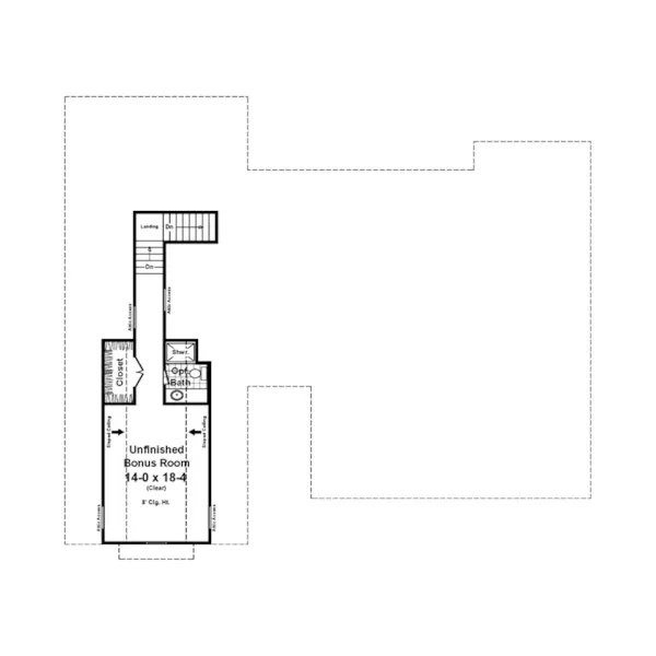 Cabin & Cottage House Plan Bonus Room - Stonewood Hill Country Home 077D-0272 - Shop House Plans and More