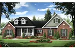 Traditional House Plan Front of Home - Kensington Hill European Home 077D-0274 - Search House Plans and More