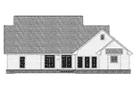 Country House Plan Rear Elevation - Fairmount Hill Ranch Home 077D-0275 - Search House Plans and More