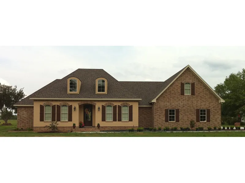 Traditional House Plan Front Photo 01 - Brookhollow European Home 077D-0276 - Search House Plans and More