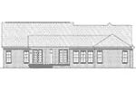 Traditional House Plan Rear Elevation - Brookhollow European Home 077D-0276 - Search House Plans and More