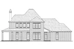 Country House Plan Rear Elevation - Andover Lane European Home 077D-0280 - Search House Plans and More