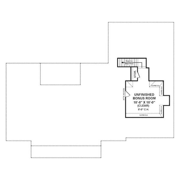 Southern House Plan Bonus Room - Dogwood Circle Country Home 077D-0281 - Search House Plans and More