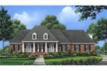 European House Plan Front of Home - Dogwood Circle Country Home 077D-0281 - Search House Plans and More