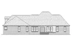 European House Plan Rear Elevation - Dogwood Circle Country Home 077D-0281 - Search House Plans and More