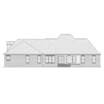 Southern House Plan Rear Elevation - Dogwood Circle Country Home 077D-0281 - Search House Plans and More