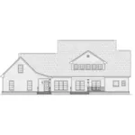 Country House Plan Rear Elevation - Stonewood Lane Country Home 077D-0283 - Shop House Plans and More