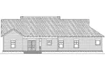 Cabin & Cottage House Plan Rear Elevation - Copper Ridge Country Home 077D-0285 - Search House Plans and More
