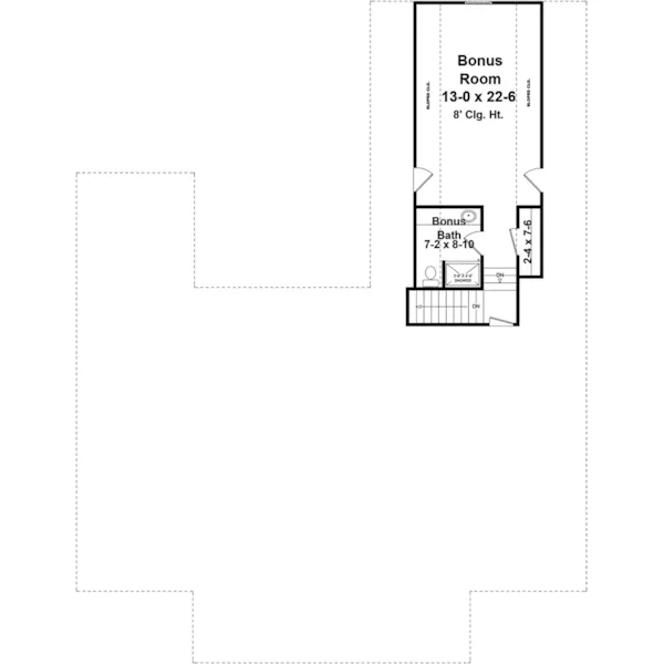 Farmhouse Plan Bonus Room - 077D-0291 - Shop House Plans and More