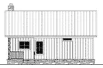 Country House Plan Rear Elevation - Gull Cove Cottage 077D-0296 - Search House Plans and More