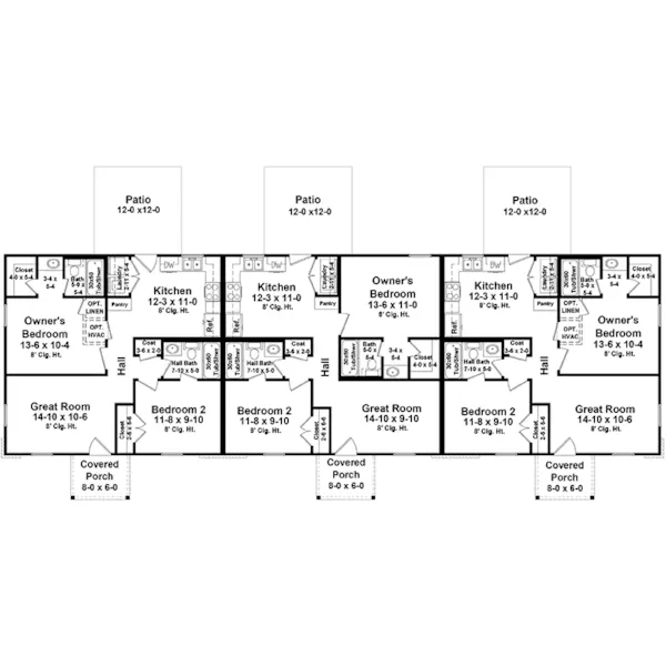 First Floor - 077D-0309 | House Plans and More