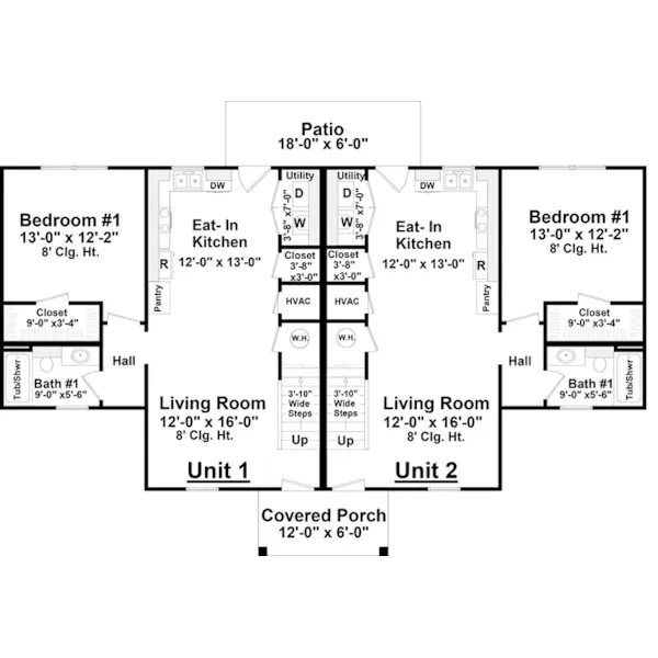 Traditional House Plan First Floor - 077D-0313 | House Plans and More