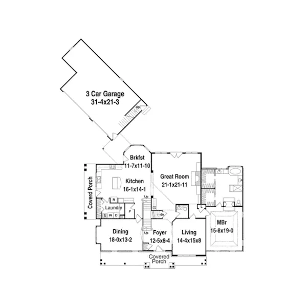 Luxury House Plan First Floor - Luca Traditional Home 079D-0001 - Shop House Plans and More