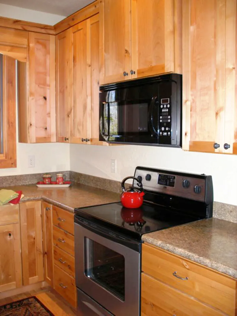 Cabin & Cottage House Plan Kitchen Photo 03 - Redmond Park Rustic Log Home 080D-0004 - Shop House Plans and More