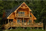 Traditional House Plan Rear Photo 08 - Adirondack Rustic Dream Home 080D-0012 - Search House Plans and More