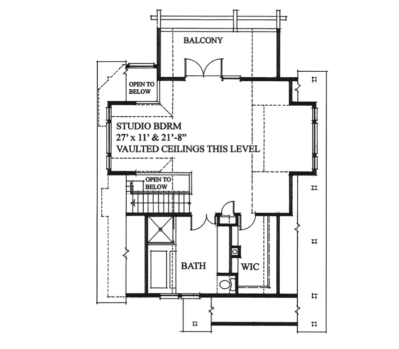 Cabin & Cottage House Plan Second Floor - Laurens Cove Vacation Home 080D-0013 - Shop House Plans and More