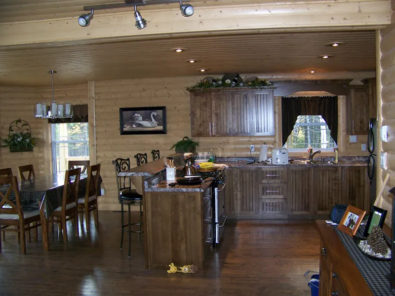 Cabin & Cottage House Plan Kitchen Photo 01 - Laurens Cove Vacation Home 080D-0013 - Shop House Plans and More