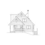 Vacation House Plan Front of House 080D-0020