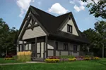 Waterfront House Plan Front of Home - Landen Craftsman Home 080D-0024 - Shop House Plans and More